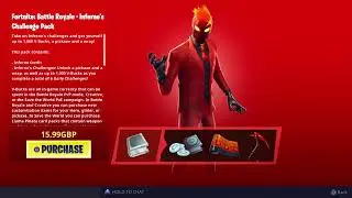 New fortnite inferno chracter challenge pack
