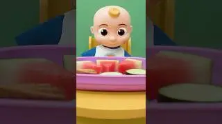 Snacktime Food Shape Game! 🍇 CoComelon Challenge & Games #kids #shorts