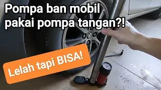 Pompa ban mobil pakai pompa tangan, apa bisa? 
