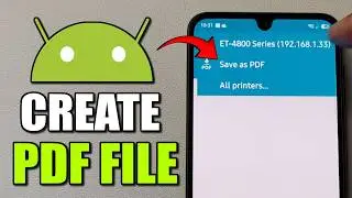 How To Create PDF File On Android Phone (Best Method)