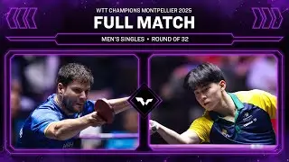 FULL MATCH | Dimitrij Ovtcharov vs Hwan Bae | MS R32 | #WTTMontpellier 2025