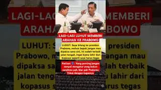Viral! Luhut Ingatkan Prabowo Soal Ketegasan