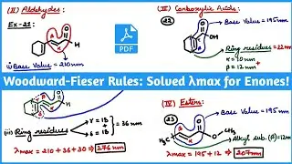 How to Calculate &lambda;max for &alpha;,&beta;-Unsaturated Carbonyls Using Woodward-Fieser Rules &ndash; Solved Example!