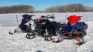 Who won the race? Yamaha sidewinder,  Polaris Assault, Skidoo 