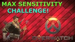 MAX SENSITIVITY CHALLENGE! - Overwatch
