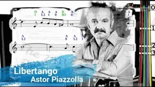 Libertango | Astor Piazzolla | Violin SHEET MUSIC [With Fingerings] [Level 5]