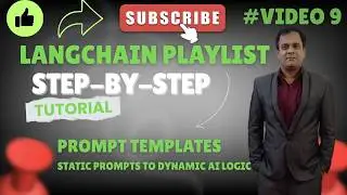 LangChain Prompt Templates: Converting Static Prompts to Dynamic AI Logic | Video #9