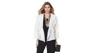 Marla Wynne Drama Organza Topper