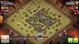 Town Hall 9- GoLaLoon Attack Strategy