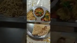 Jain thali day 34 #shorts #veg #healthy #easy #nooniongarlicthali