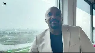 Neil Gill from the Garrison Savannah in Barbados calls the races, at Woodbine