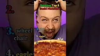 Ranking Top 5 Sushi Monsters Moments #asmr #sushimonsters #mukbang #foryou #ranking