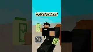 Let&rsquo;s open 155 Sprout Seed Packs ! 🌱 #growagarden #garden #roblox #packs #powblo