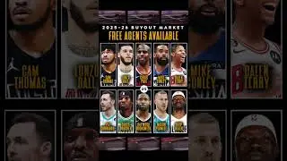 AVAILABLE FREE AGENTS ON THE 2025&ndash;26 BUYOUT MARKET 👀