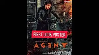 Agent movie first look poster | Akhil Akkineni