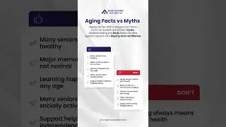 Aging Myths vs Facts 💙