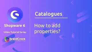 Shopware 6 tutorials : How to add properties?