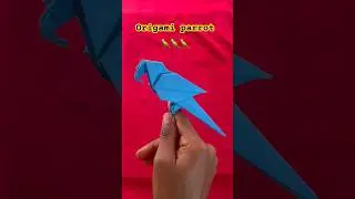 How to fold parrot /paper craft #shorts
