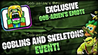 goblins and skeletons event | best deck | gob-arian emote #clashroyale #goblinsandskeletonsevent