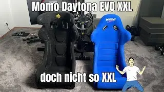 Momo  Daytona EVO XXL Rennsitz - Qualit&auml;t und Passform - trotz XXL sehr eng!