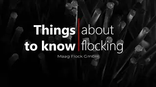 Wissenswertes über die Beflockung | Things to know about flocking | Maag Flock