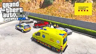 CICLISTA con BAJA de AZUCAR en la CARRETERA - SEM | (LSPDFR #956)