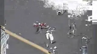 Track motorbike Crash