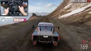 Forza Horizon 5 - 2004 Nissan Pickup #23 Rally Raid | Thrustmaster TS-XW Gameplay
