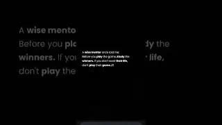 Life Lessons #life #game
