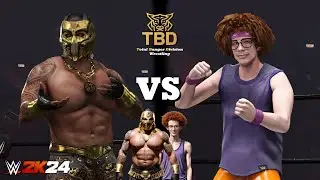 WWE 2K24: Xipe Totec vs. GILBERTO | TBD Wrestling (Episode 1 Highlight)