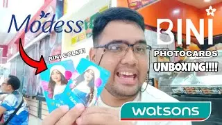 Modess X #BINI Photocards UNBOXING: at Watsons Store near Gaisano Grand Market Place | Joseph Da&ntilde;as