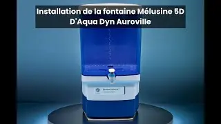 Installation de la fontaine M&eacute;lusine 5D d'Aqua Dyn Auroville