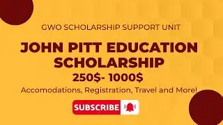 MASSIVE SCHOLARSHIP OPPORTUNITY 2026 || John L Pitts Scholarship 