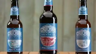 Finishing effects available on A B Graphic International equipment- Cromarty Brewing Company Labels