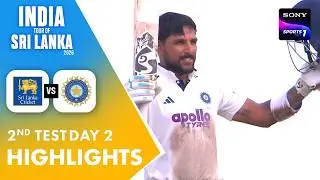 Dhruv Jurel’s 115 Helps India Cross 500 | English | 2nd Test Day 2 | Highlights | SL vs IND 2026