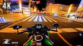 Z H2 Supercharger Sound | Nagoya Night POV : Neon of a Remaining Shadow [4K]