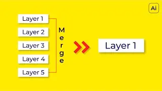 How to Merge Layer - Adobe Illustrator Tutorials