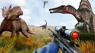 Wild Dino Hunting Gun Games 3d Android Gameplay #2 | Dinosaur Hunter