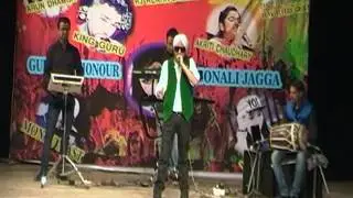 Montu mast Punjabi pop singer live performance holi song .lucky oye on12th march 2017.