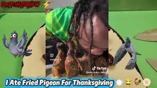 I Ate Fried Pigeon For Thanksgiving #detroitpayso #birds #eat #food #hungry #reaction #funny #cook 