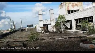 Exploring Abandoned Fisher Body Plant 21 in Detroit MI in Spring　デトロイトの車工場の廃墟探検