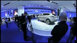 Bubble cam tour of the ford booth 2011NAIAS