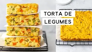 TORTA DE LEGUMES VEGANA DE LIQUIDIFICADOR  | PLANTTE