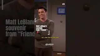 Matt Le Blanc aka Joey Tribbiani of Friends opens up about the souvenirs he kept from the set! LOL🤣