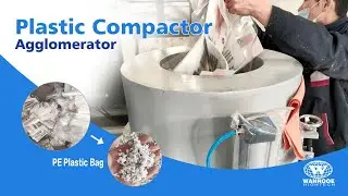 100-2000kg/h PE Plastic Bag Compactor Machine Plastic Densifier Plastic Agglomerator Machine
