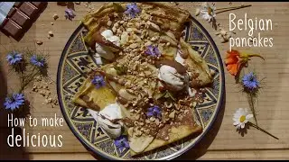 How to make Belgian pancakes