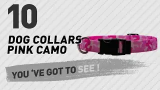Dog Collars Pink Camo // Top 10 Most Popular