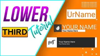 How To Make Lower Third On Andriod | How To Make Lower Third In Kinemaster| Lower Third Green Screan