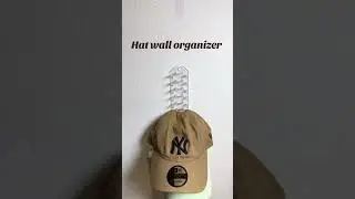 Transform Your Space with a Hat Wall Organizer #hatwall