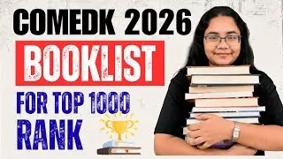 COMEDK 2026 Booklist for Top 1000 Rank | Best Books, PYQs & Mock Tests
